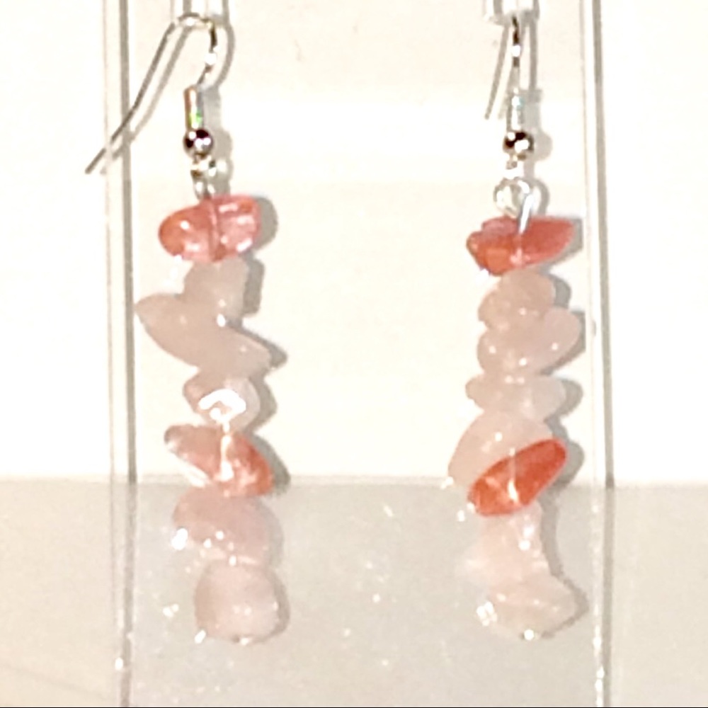 Rose Quartz Earrings